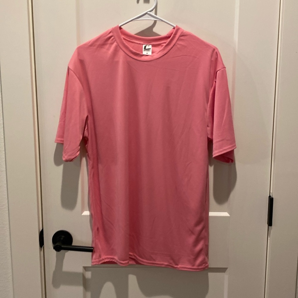 Men’s C2 Sport Dri-Fit Shirt.  Pink.‎  Size Medium.  NWOT